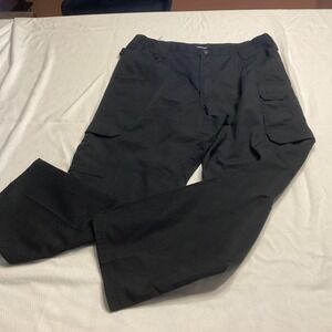 5.11 Tactical Series Mens Black Cargo Pants Ripstop Work Utility 36x30 D-Ring